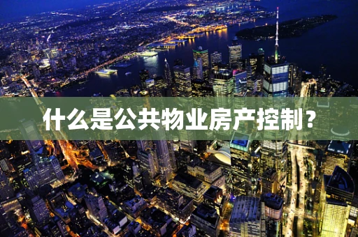什么是公共物业房产控制？