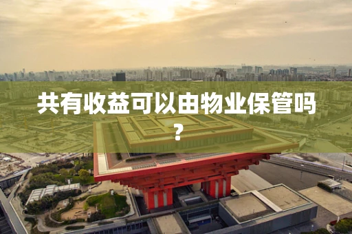 共有收益可以由物业保管吗？
