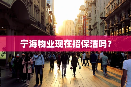 宁海物业现在招保洁吗？