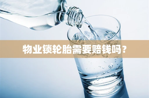 物业锁轮胎需要赔钱吗？