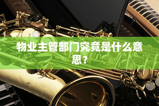 物业主管部门究竟是什么意思？