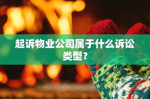 起诉物业公司属于什么诉讼类型？