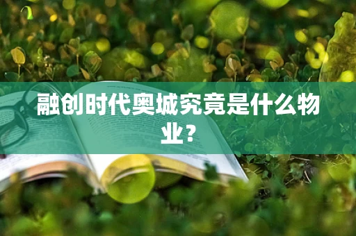 融创时代奥城究竟是什么物业？