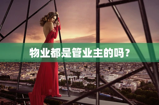 物业都是管业主的吗？