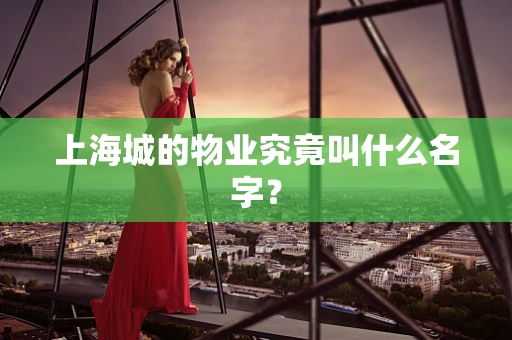 上海城的物业究竟叫什么名字？