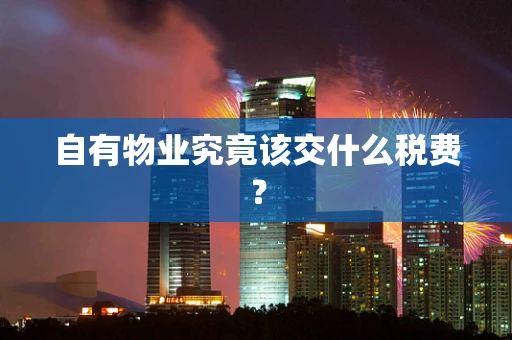 自有物业究竟该交什么税费？