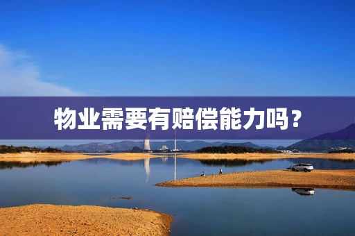 物业需要有赔偿能力吗？