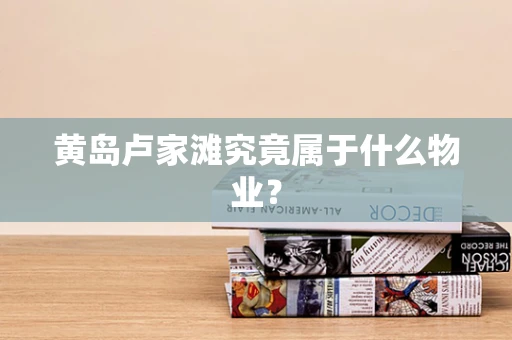 黄岛卢家滩究竟属于什么物业？