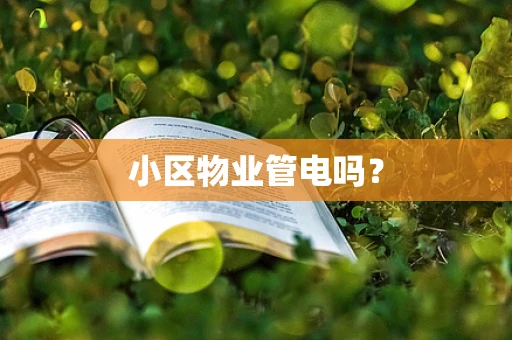 小区物业管电吗？