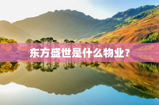 东方盛世是什么物业？