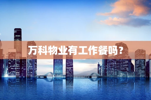 万科物业有工作餐吗？
