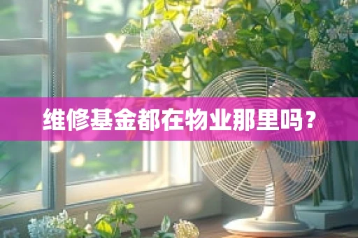 维修基金都在物业那里吗？