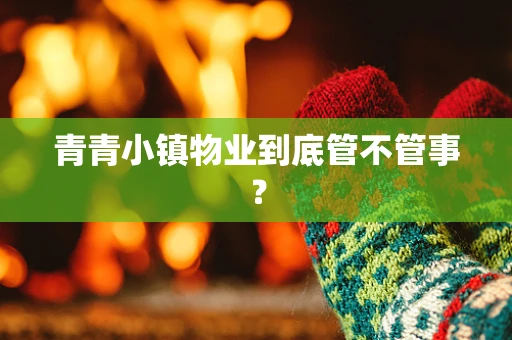 青青小镇物业到底管不管事？