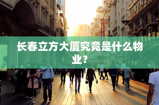 长春立方大厦究竟是什么物业？