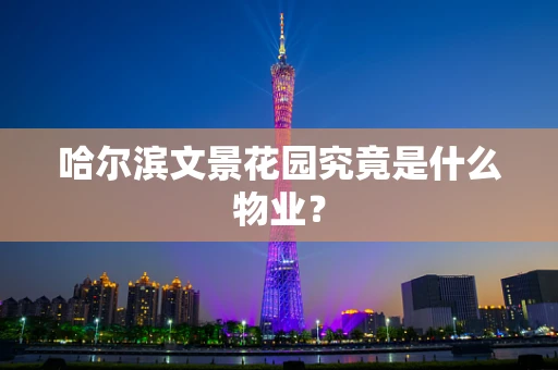 哈尔滨文景花园究竟是什么物业？