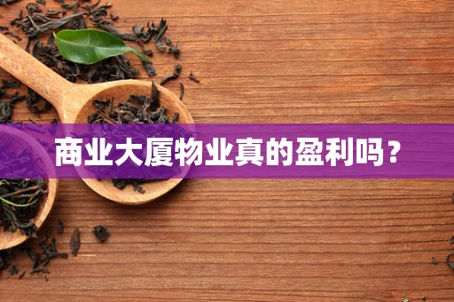 商业大厦物业真的盈利吗？
