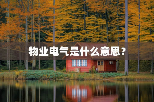 物业电气是什么意思？