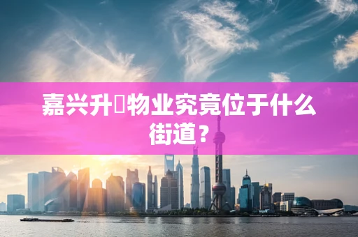 嘉兴升昇物业究竟位于什么街道？