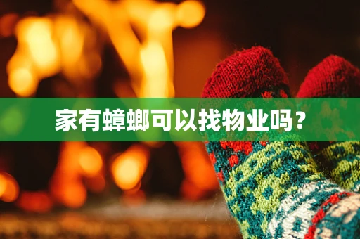 家有蟑螂可以找物业吗？