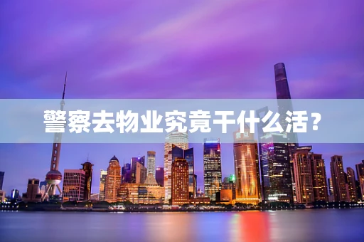 警察去物业究竟干什么活？