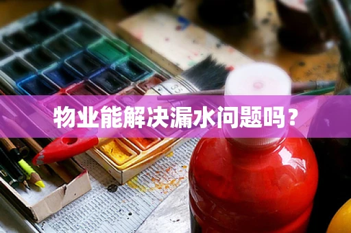物业能解决漏水问题吗？