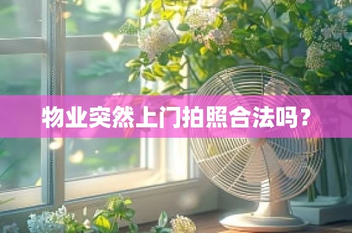 物业突然上门拍照合法吗？