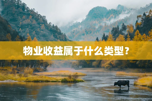 物业收益属于什么类型？