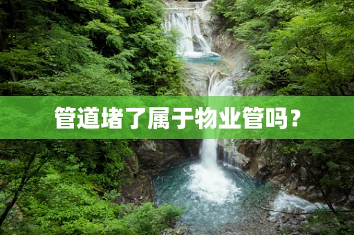 管道堵了属于物业管吗？