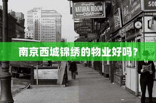 南京西城锦绣的物业好吗？