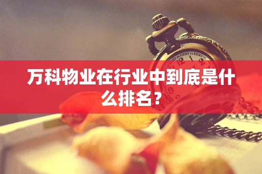 万科物业在行业中到底是什么排名？