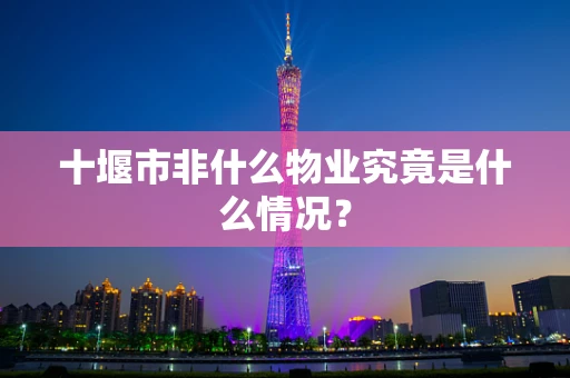 十堰市非什么物业究竟是什么情况？