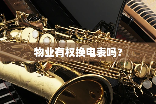 物业有权换电表吗？