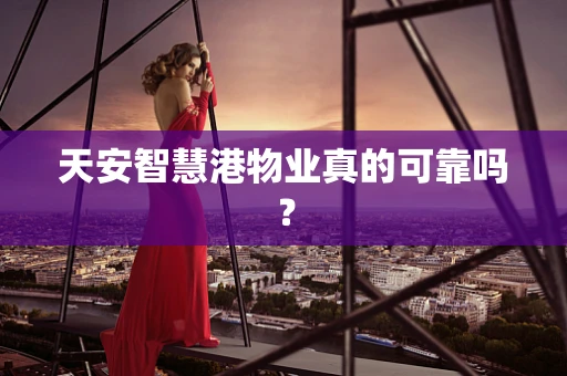 天安智慧港物业真的可靠吗？