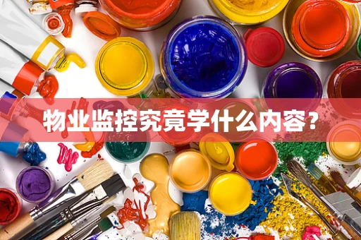 物业监控究竟学什么内容？