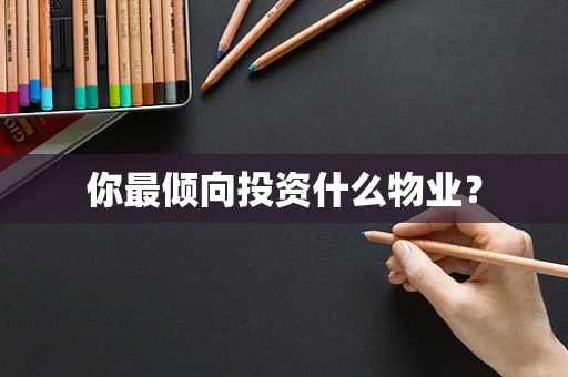 你最倾向投资什么物业？