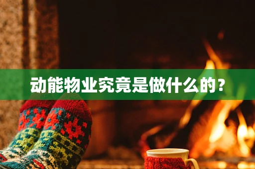 动能物业究竟是做什么的？