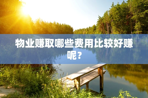 物业赚取哪些费用比较好赚呢？