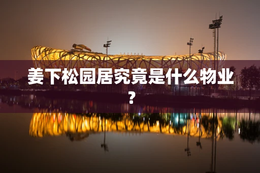 姜下松园居究竟是什么物业？