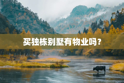 买独栋别墅有物业吗？