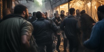 砸物业打警察，这种行为犯法吗？